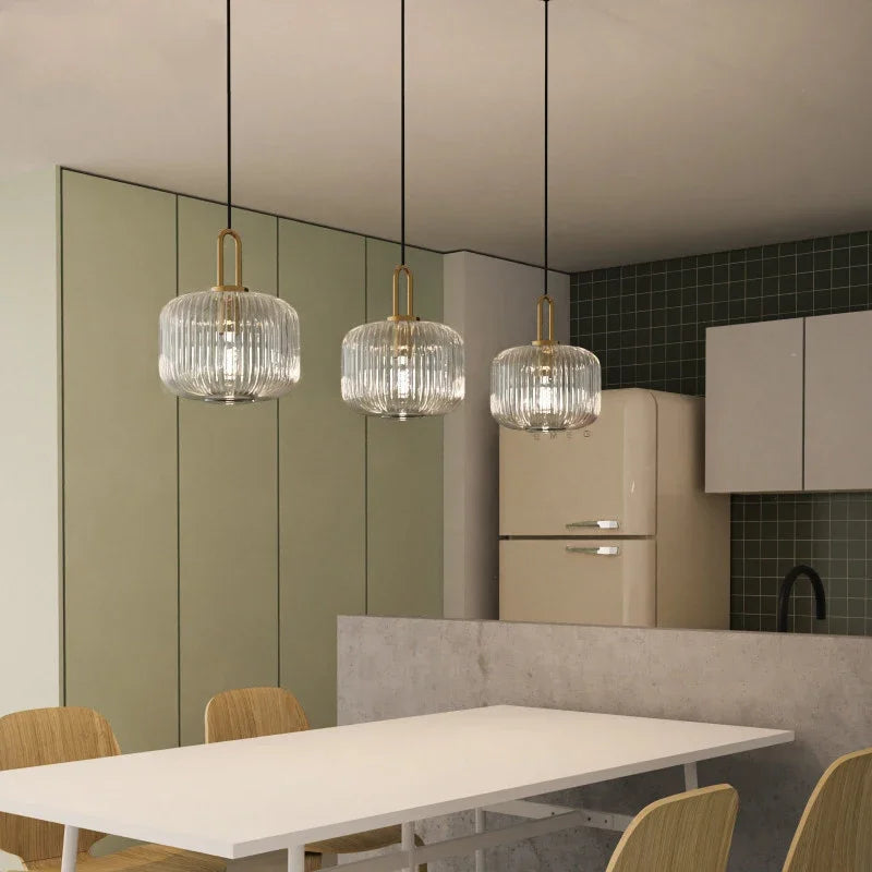Glass Pendant Light Japanese Lamp