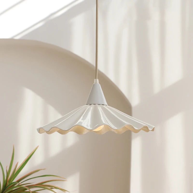 30cm Japanese Style White Ceramic LED Pendant Lights