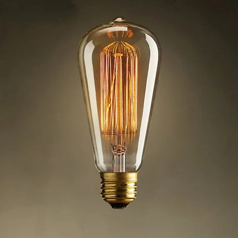 Nordic American Style Country Simple Industrial Vintage Glass Chandelier Creative Living Room Restaurant Bar Light Fixture