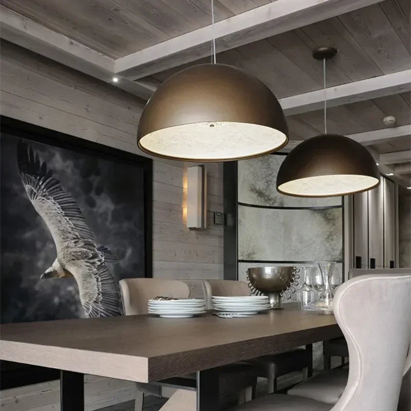 Modern Resin Pendant Lights Minimalist Sky Garden Lamp