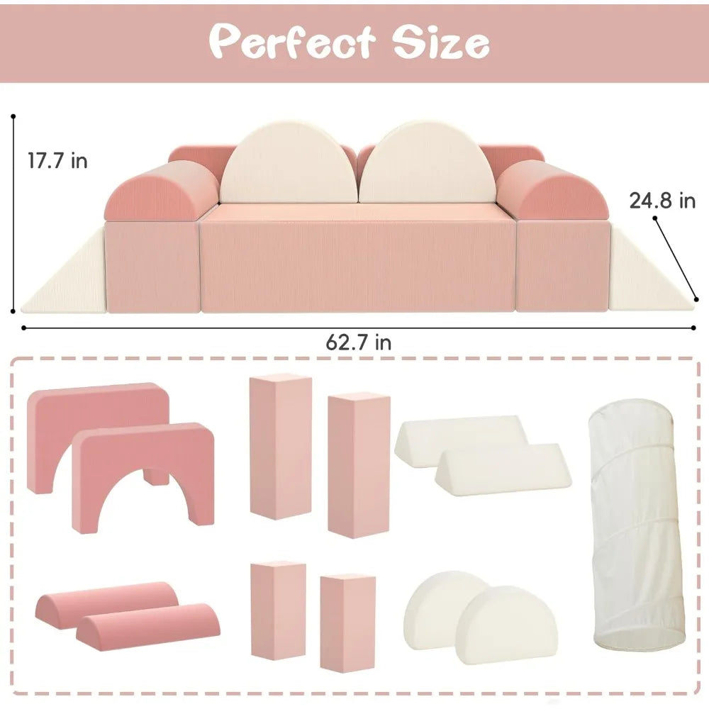Kids Nugget Play Couch for Toddlers