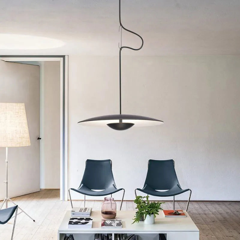 Nordic Design Led Pendant Lights Wood Grain Black for Table Dining Room Kitchen Pendant Lights Home Decor Hanging Light Fixture