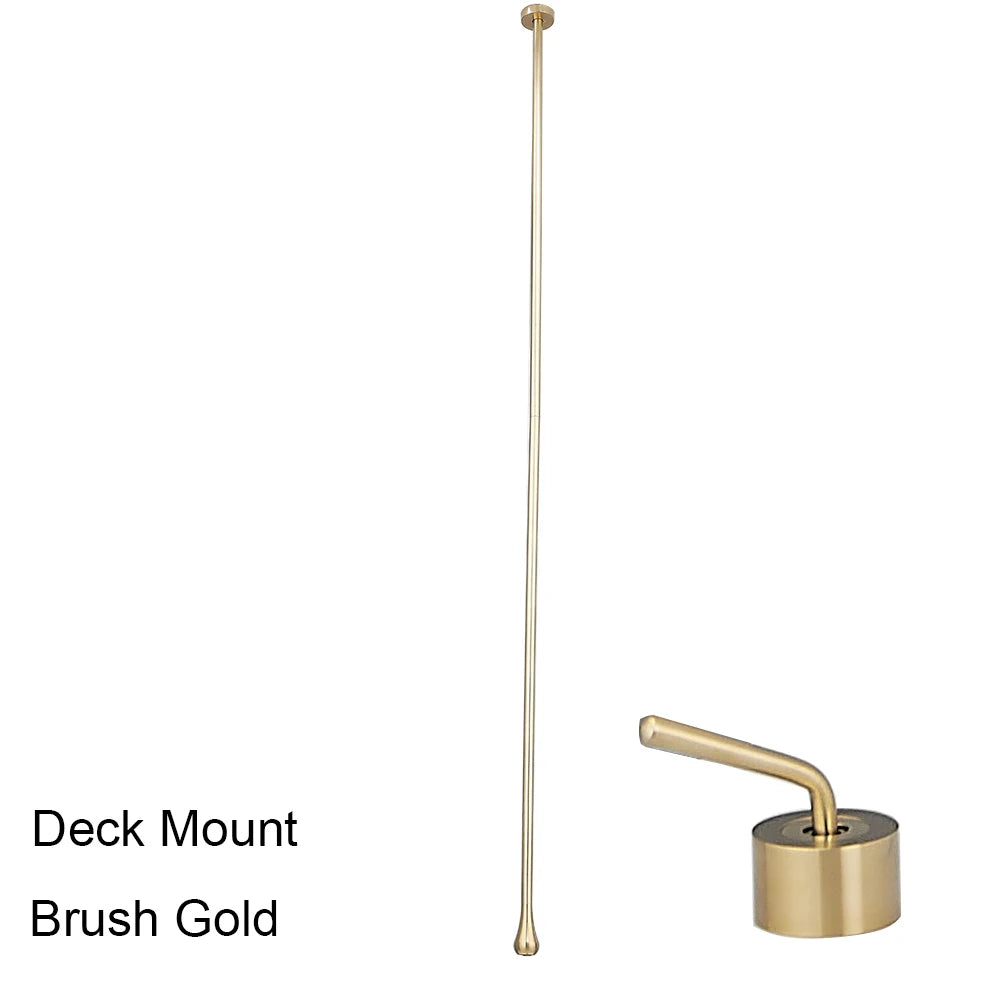 Ceiling Design Bathroom Bubbler Hot& Cold Hang Faucet Basin Tap Solid Brass Wall Mounted Black Chrome White Hotel Basin Faucet