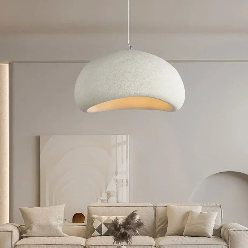 Nordic Wabi Sabi Pendant Lights Bedroom Chandeliers Lustre Living Dining Room Lighting Decoration Home E27LED Loft Hanging Lamps