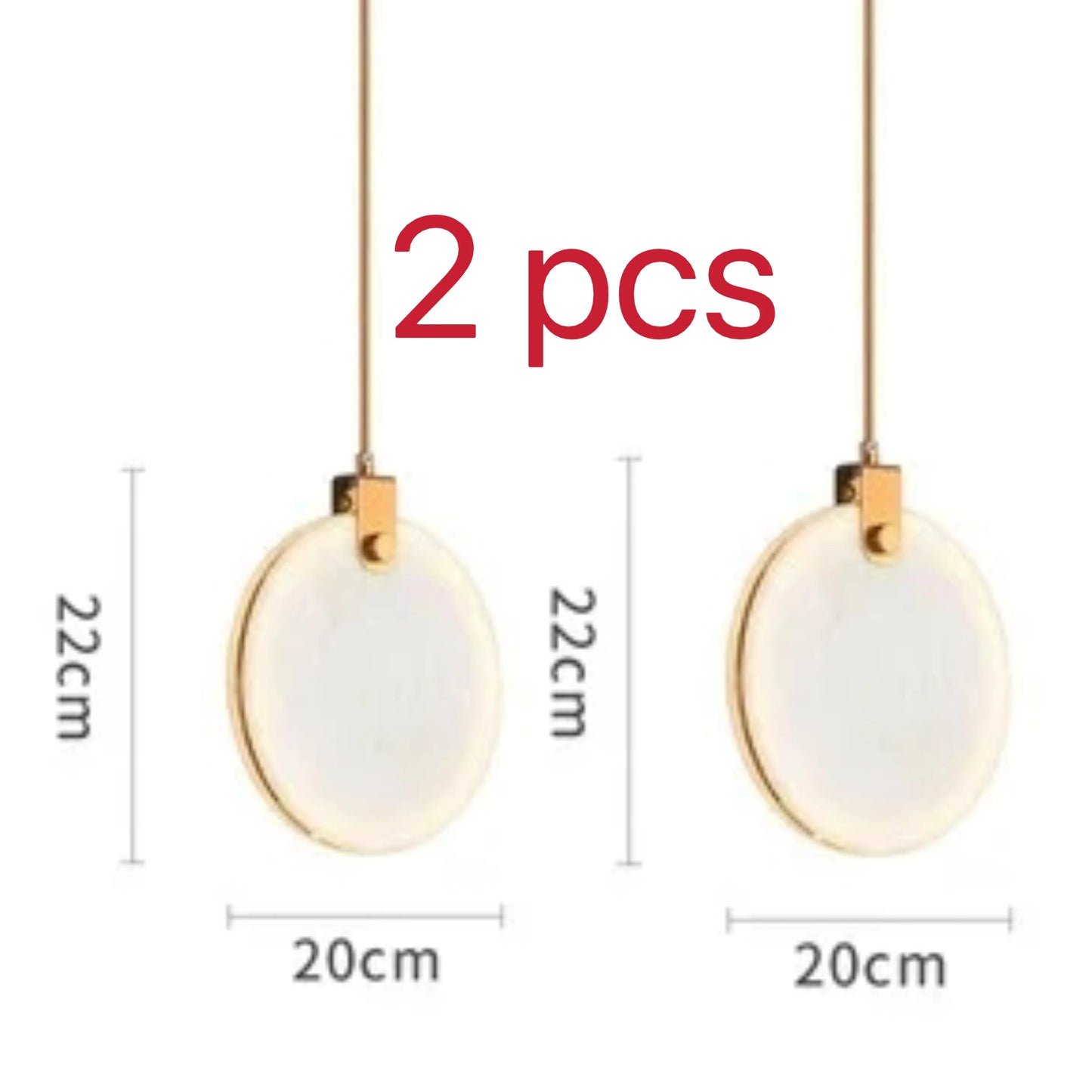 Modern Marble LED Pendant Lamp