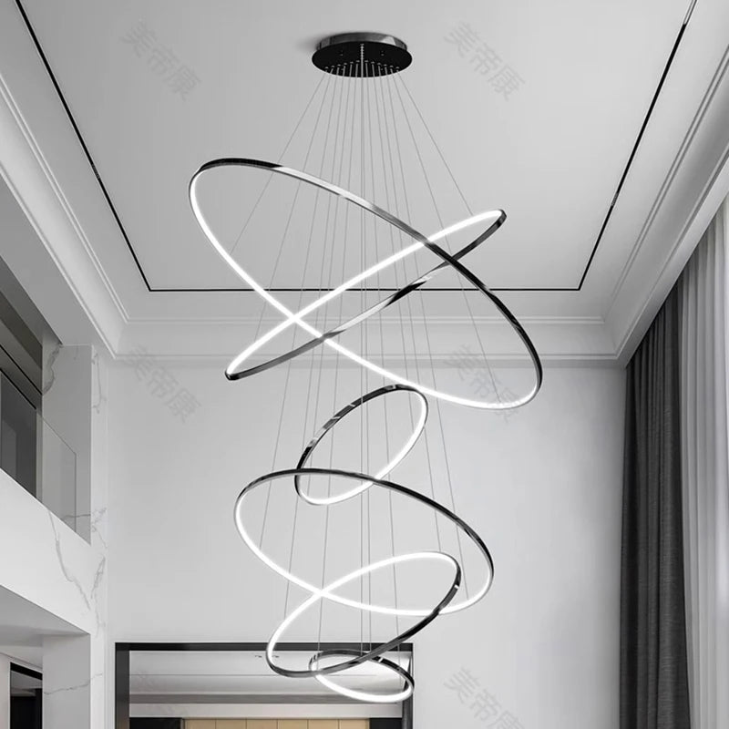 Nordic Stainless Steel Chandelier