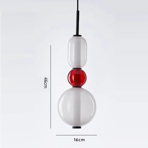 Italy Design Candy Glass Hanging Lamp Pendant Light Chandelier Ceiling Suspension for Loft Living Dining Room