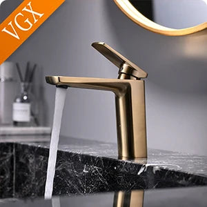 VGX Thermostatic Shower System Set Smart Digital Bathroom Shower Faucet Set Temperature Display Rainlfall Bathroom Shower Set