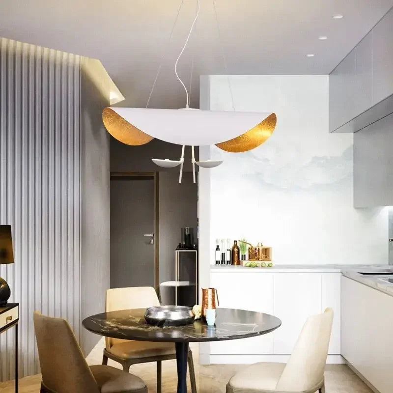 Italian Creative Lotus Leaf Art LED Pendant Lamp