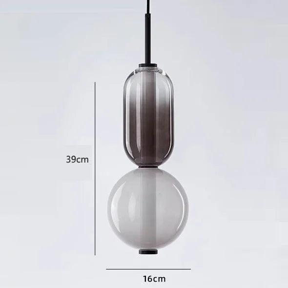 Italy Design Candy Glass Hanging Lamp Pendant Light Chandelier Ceiling Suspension for Loft Living Dining Room
