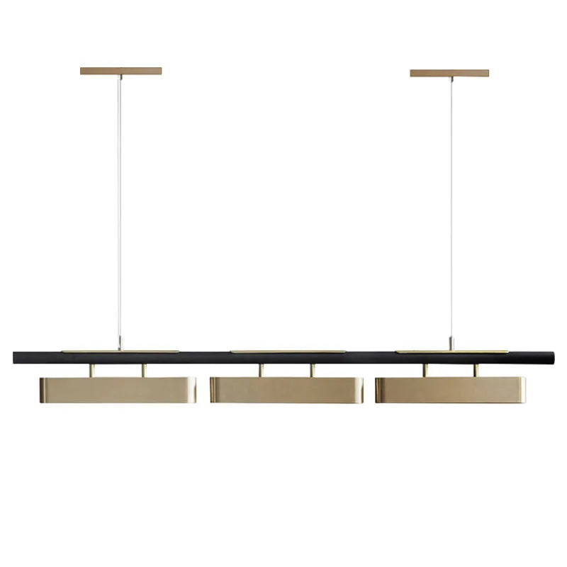 Modern Minimalist Strip LED Chandeliers Long Living Dining Room Coffee Desks Kitchen Pendant Lights Home Indoor Lighting Fixture