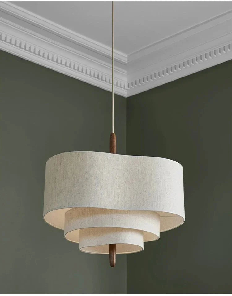 Margin Pendant Japanese Linen Cloth Lamp