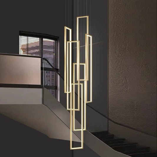 Modern Stair chandelier Nordic light luxury simple Ceiling lamps hanging light led chandeliers for the living room indoor light