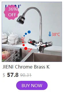 JIENI Black Chrome Lavatory Bathroom Faucet Wall Mount Sensor Faucet Automatic Free Touch Sensor Bathroom Sink Mixer Tap Faucet