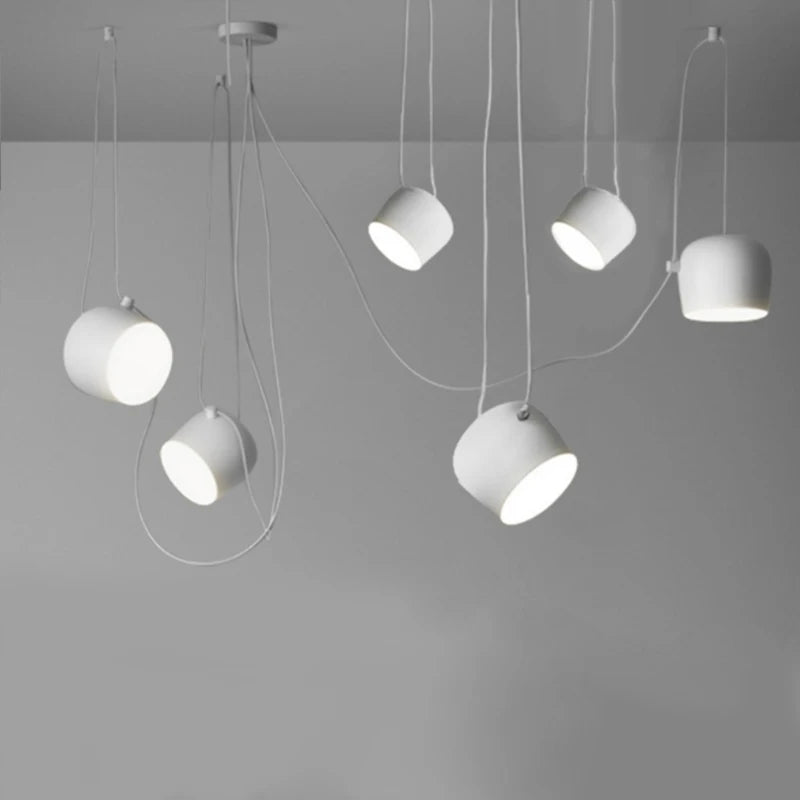 Modern LED Drum Pendant Lamp