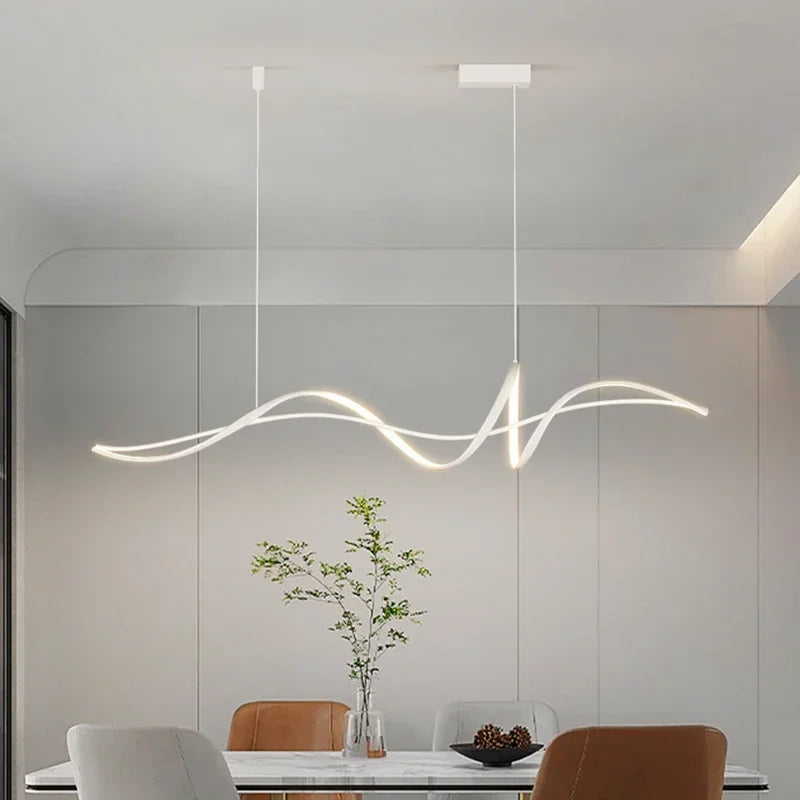 Nordic Minimalist Led Pendant Lights for Table Office Dining Room Decor Designer Ceiling Chandeliers Lighting Luster Fixture