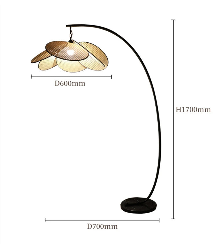 Modern Living Room Pendant Lamp Dining Room Leaf Grid Rural Hand Made Rattan Art Screen Cchandelier Bedroom Home Decor 110V 240V