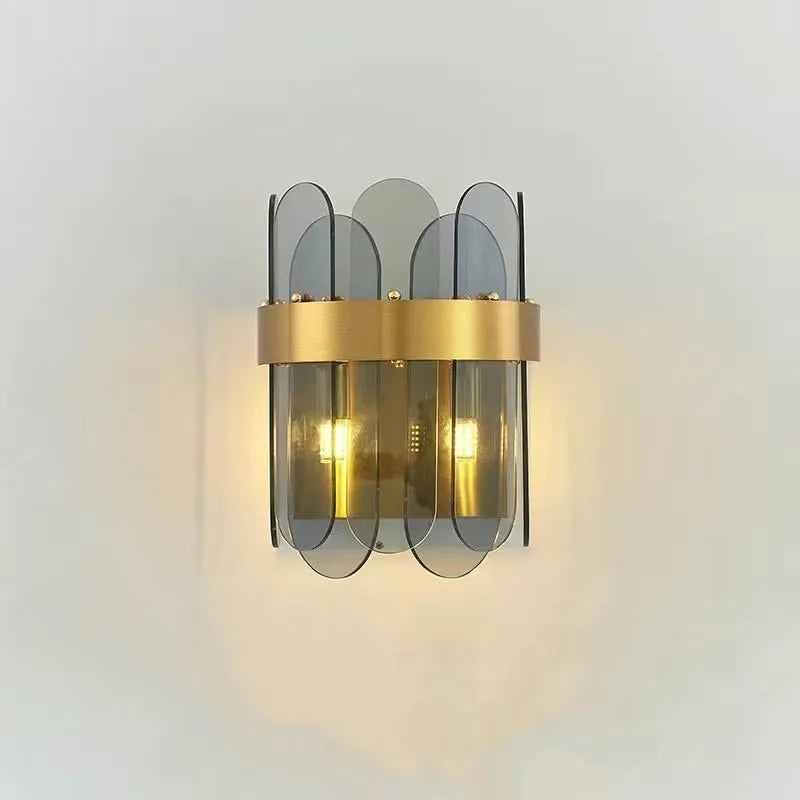 Nordic Smoke Grey Glass Chandelier