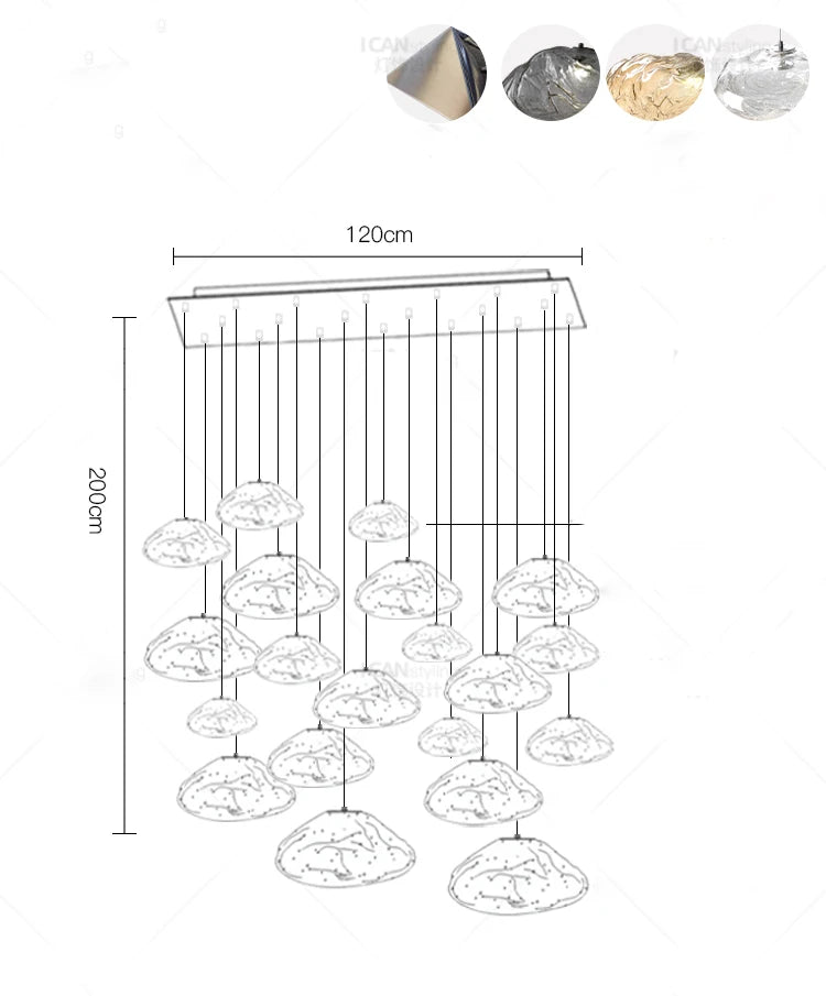 Nordic home decor Chandeliers for dining room lustre pendant lights hanging lamps for ceiling Light fixture indoor lighting