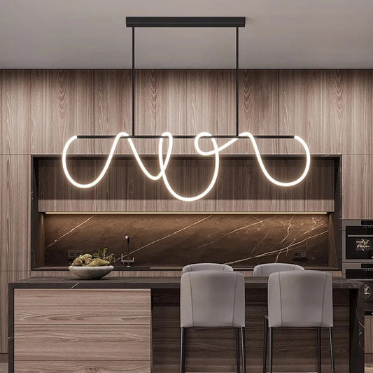 Modern art home decor led lights pendant light lamps for living room Chandeliers for dining room hanging light indoor lighting