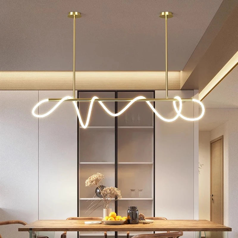 Modern art home decor led lights pendant light lamps for living room Chandeliers for dining room hanging light indoor lighting
