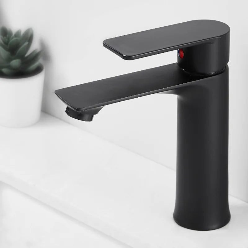 Black Basin Faucet Bathroom Washbasin Sink Water Mixer Tap Hot Cold Water Basin Sink Tap kitchen Deck Mounted Faucet accessories