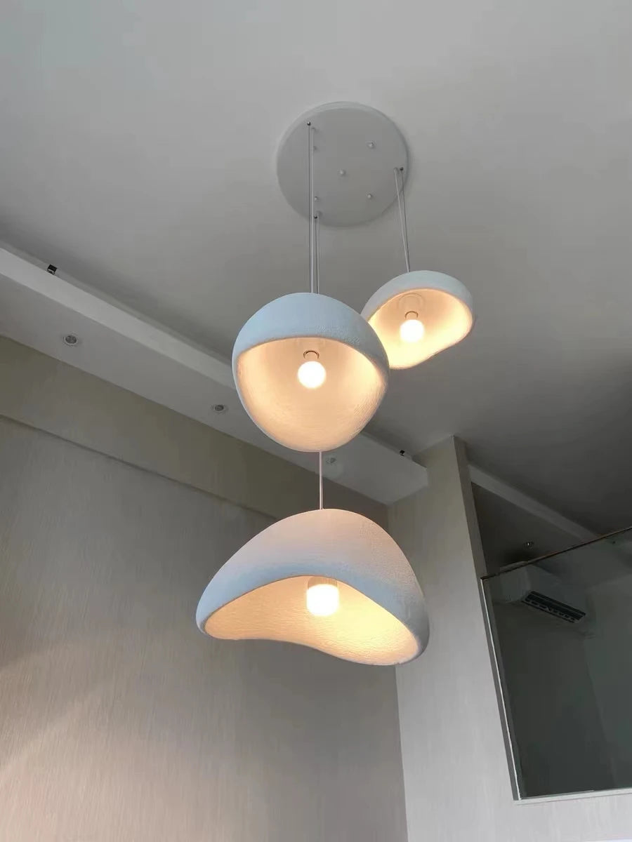 Wabi Sabi LED Pendant Lights for Living Dining Room Bedroom Restaurant Loft Decor Hanging Chandelier Art Suspension Luminaire
