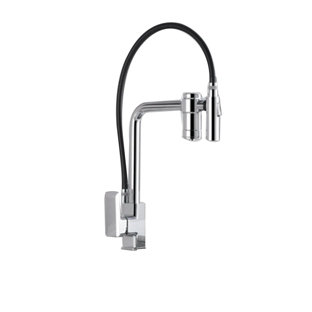 Black Filter Water Kitchen Faucet Black Pull Down Sprayer Brass Purification Feature Tap 360 Swivel Purification Mixer Taps