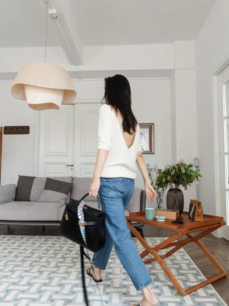 Modern LED Silk Pendant Lamp Nordic Creative Ceiling Pendant Restaurant Living Room Lighting Home Decoration Fabric Pendant Lamp