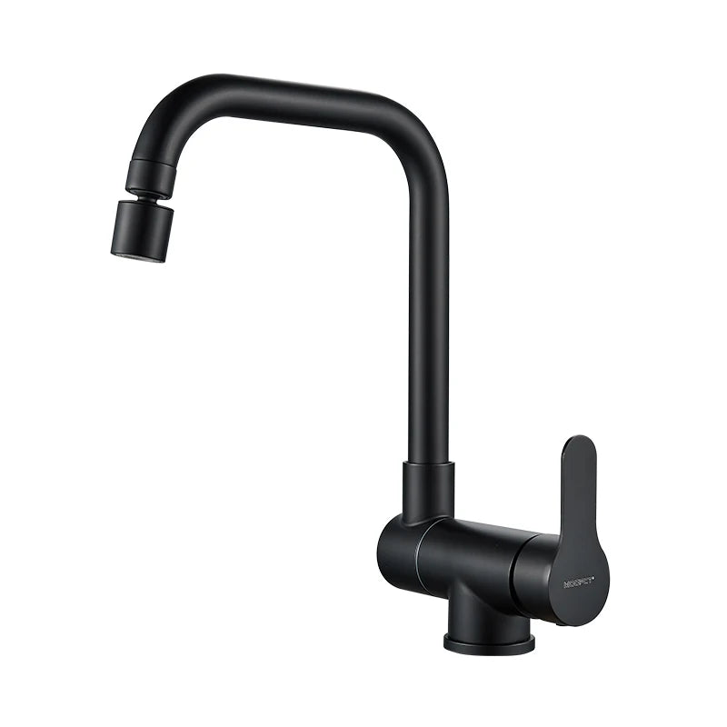 Deck Mounted Black Kitchen Faucets Pull Out Hot Cold Water Filter Tap for Kitchen Two Ways Sink Mixer Kitchen Faucet EL9005