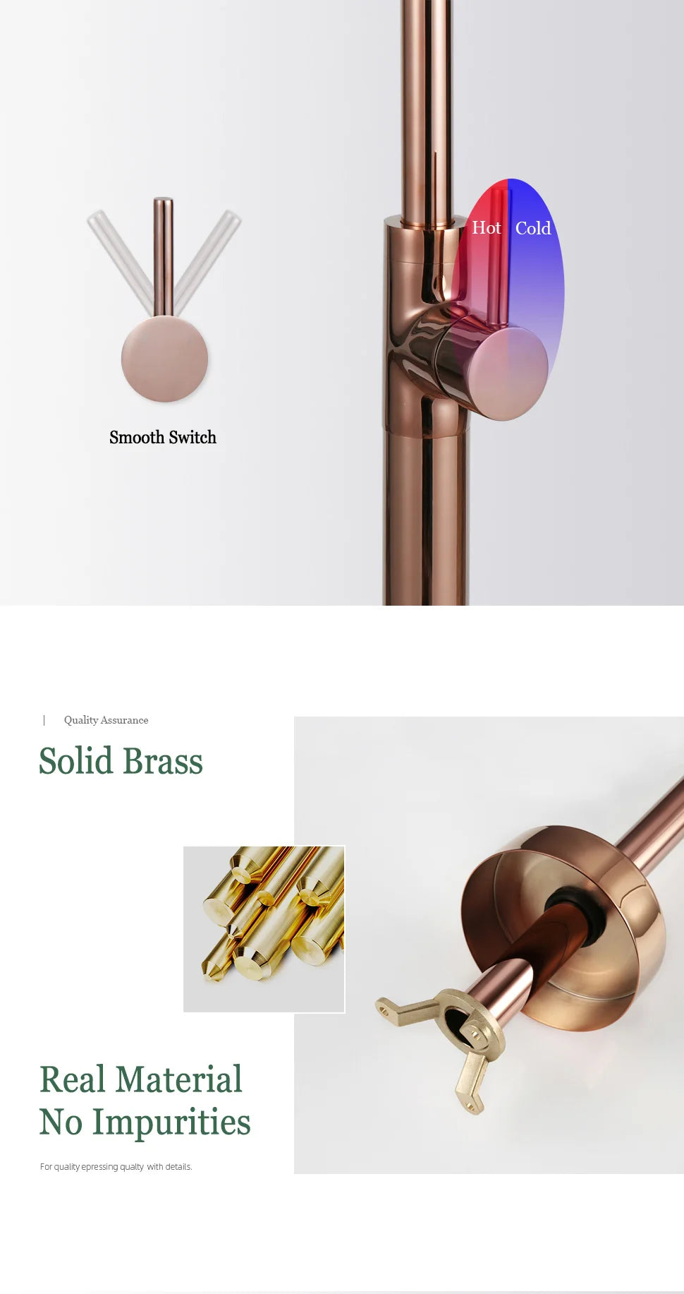 Bathroom Bathtub Floor Stand Faucet Rose Gold Mixer Single Handle Tap 360 Rotation Spout With Brass Hand Hot &Cold Water Shower