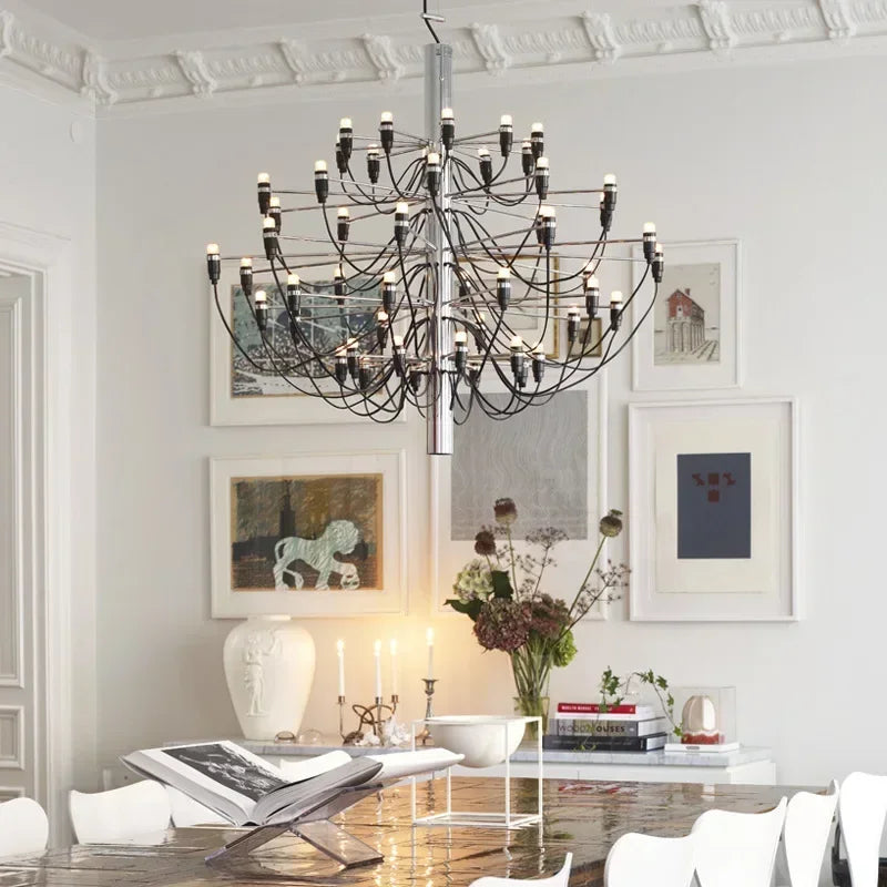 Italian Luxury Tree Branch Suspension Lamp Chandelier