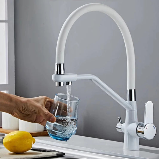 Brass Gourmet Filter Kitchen Faucet Lead-free Kitchen Faucets with Water Filter Faucet Drinking Water Faucet for Kitchen Sink