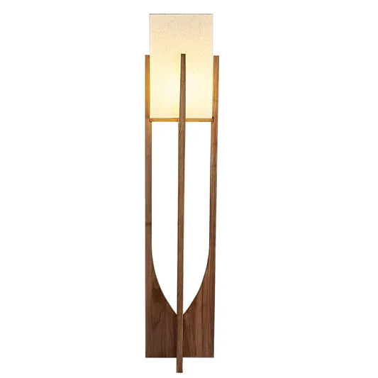 Nordic Designer Floor Lamps Solid Wooden Luminarias