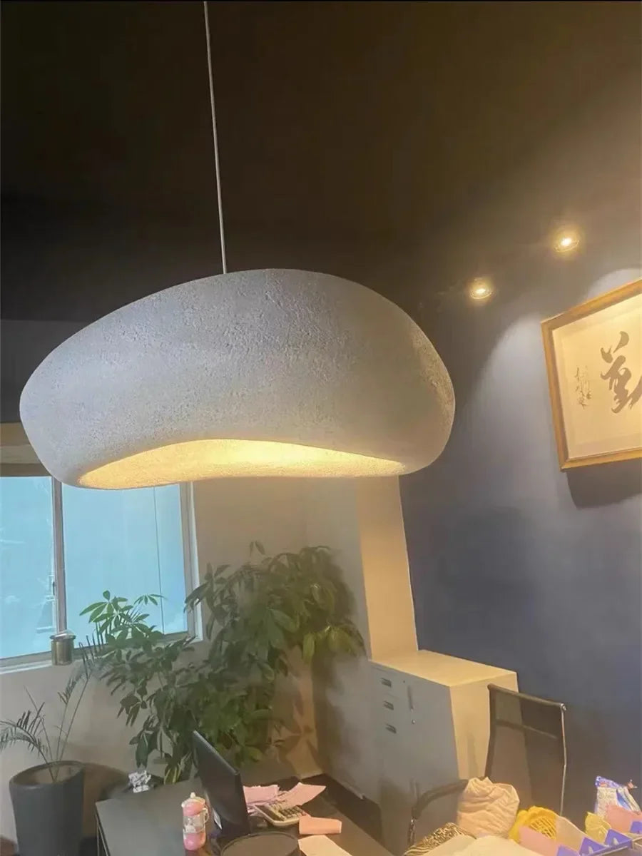Japanese Wabi-sabi Style Living Room Chandeliers Dining Room Bar Lights Nordic Designr Curve Pendant Lights LED Home Decoration