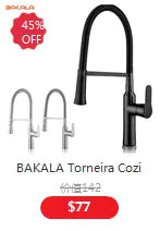 BAKALA Water Drop Hang Ceiling Faucet Bathroom Basin Bathtub Tap Solid Brass  Hot Cold Water Sink Mixer Tub Hardware