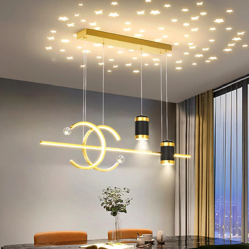 Modern Celestial Pendant Chandeliers