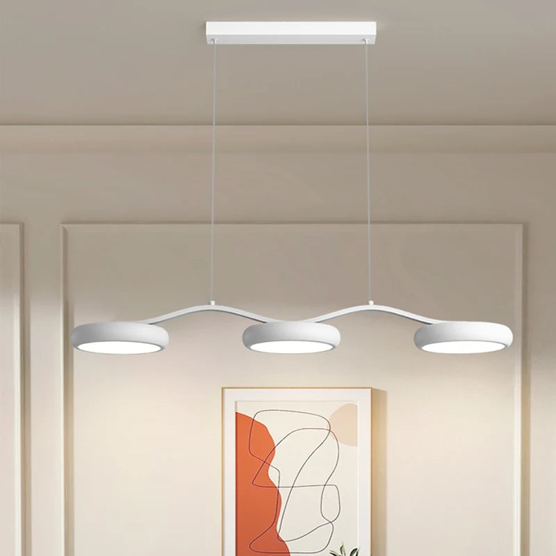 Simple LED Chandelier Living Room Dining Room Kitchen Dining Room Office Chandelier Modern Home Indoor Decoration Lighting Lamps