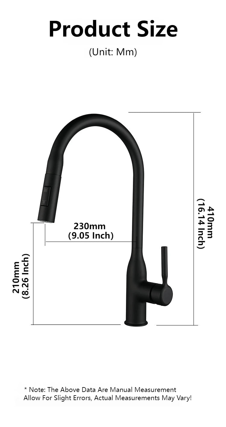 New Single Handle Gray Kitchen Faucet With Pull Down Sprayer High Arc Brass 360 Swivel Kitchen Sink Faucets Deck Mounted Chrome