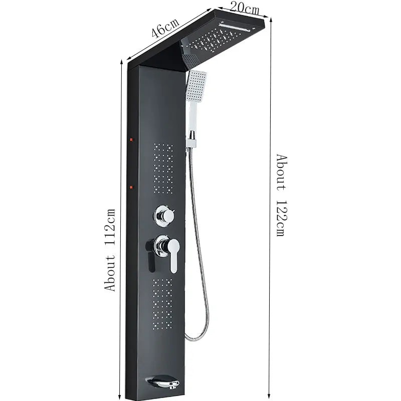 Bathroom Shower Panel LED Light Bathroom Faucet