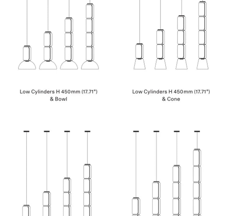 Modern LED Glass Pendant Lamp
