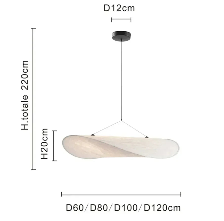 Nordic Silk Pendant Lamp Home Decor Chandeliers For Living Room Bedroom Restaurant Modern Drop light Indoor Lighting Fixtures