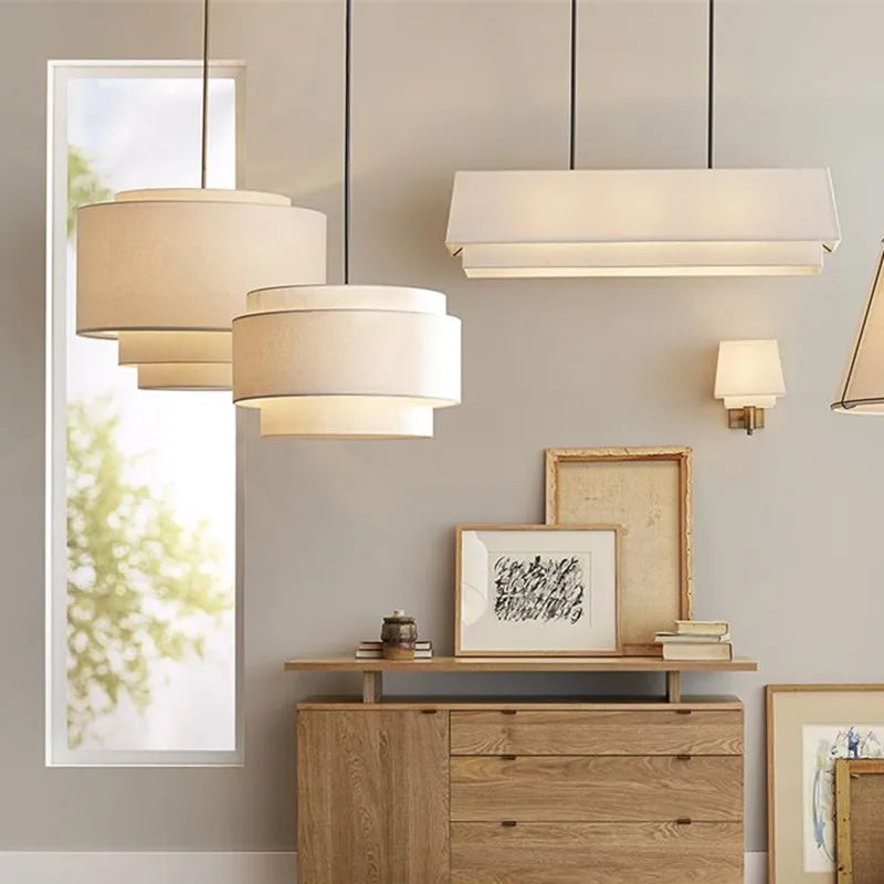 Camden Tiered Pendant Lamp Japanese Style
