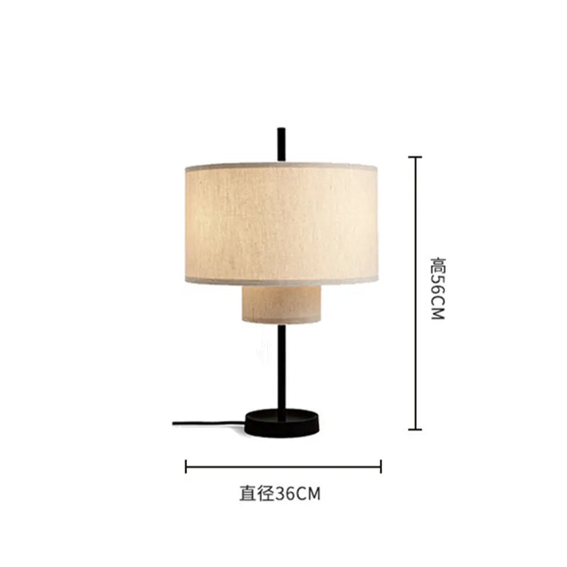 Margin Pendant Japanese Linen Cloth Lamp