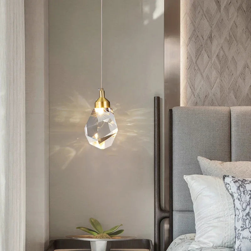 Nordic LED Crystal Hanging Lamp