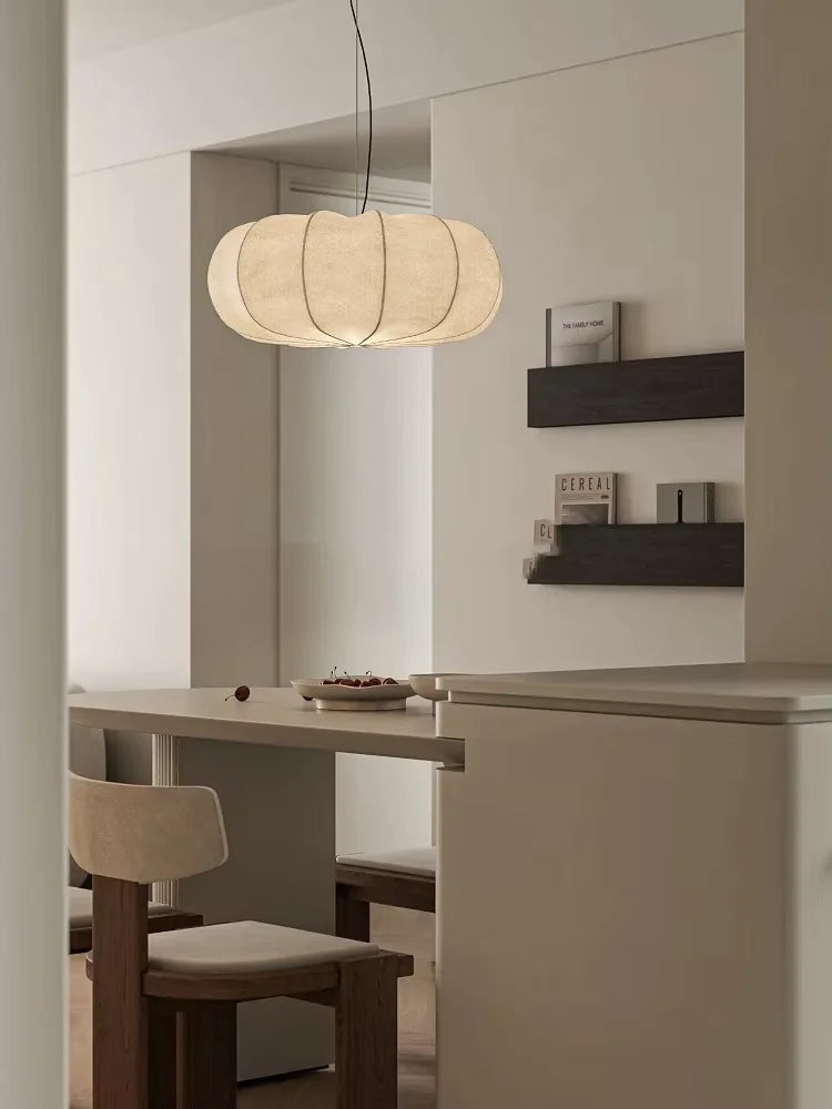 Cirrus Pendant light Special-shaped Silk Lights Creative Design wabi sabi light  for Living Room Dining Room office desk light