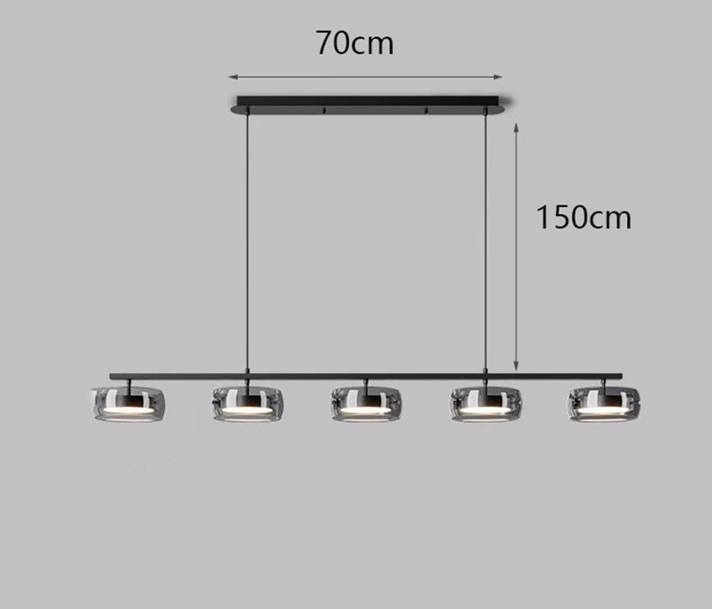 Nordic 5 Head Pendant Lamp
