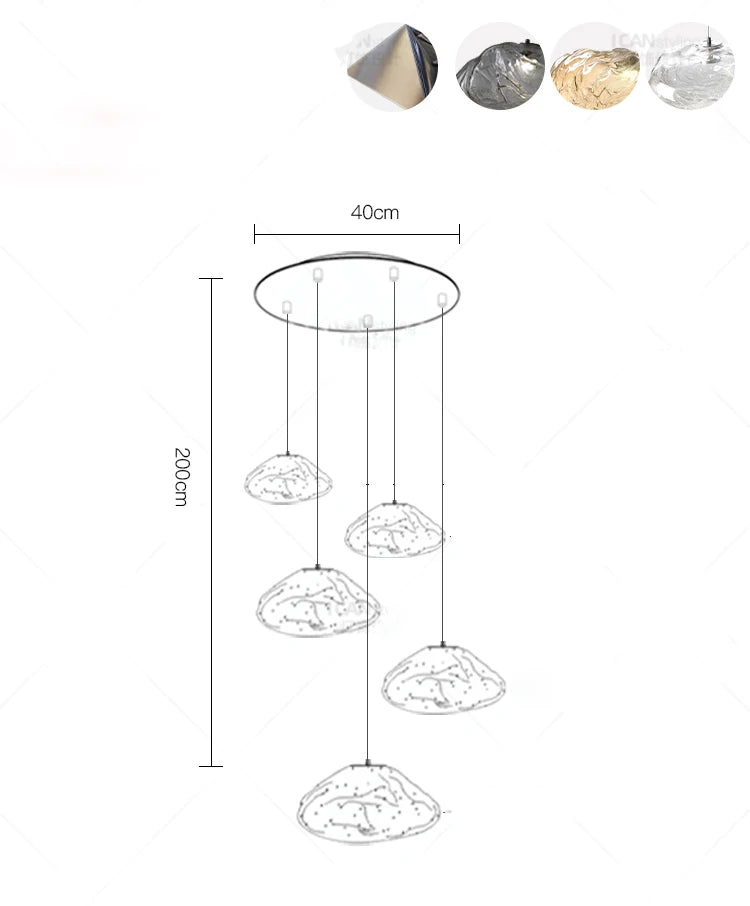 Nordic home decor Chandeliers for dining room lustre pendant lights hanging lamps for ceiling Light fixture indoor lighting