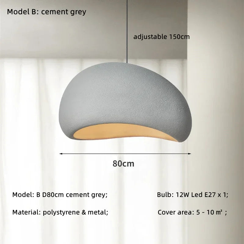Minimalism Wabi-Sabi LED Pendant Lights