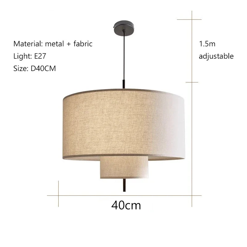Camden Tiered Pendant Lamp Japanese Style